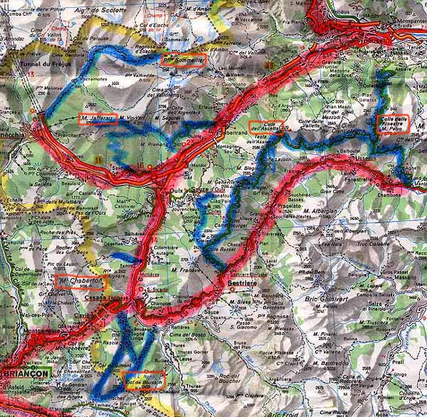 Westalpen Karte 1